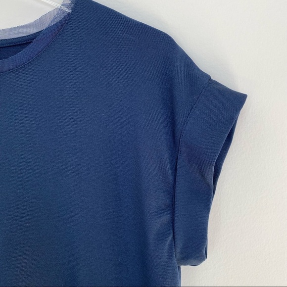 Zara Blue Top with short sleeves - Picture 6 of 13